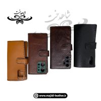 تصویر 2 تصویر کیف موبایل چرم طبیعی