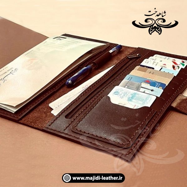 تصویر 2 الگوی کیف دسته چکی کد1016